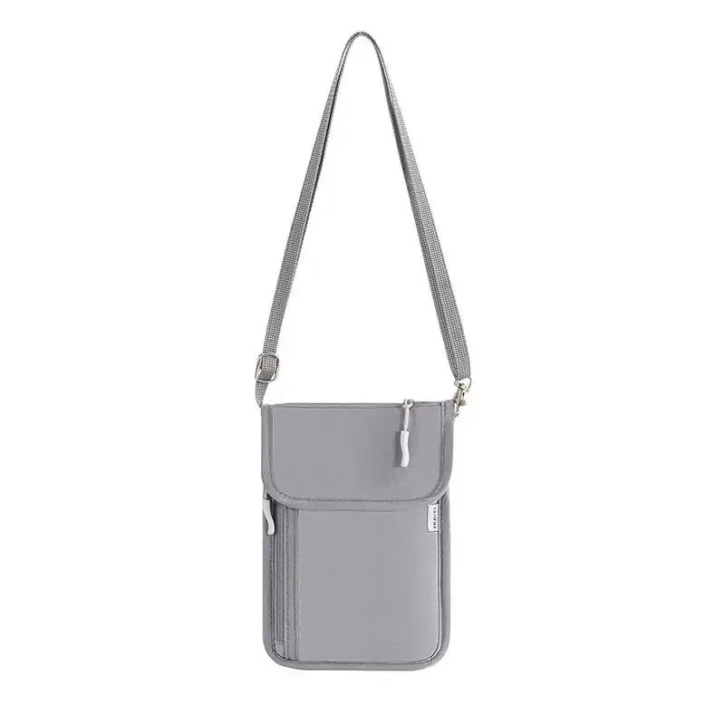 sac de rangement étanche pour documents de voyage, portefeuille de cou pour passeport, argent et cartes