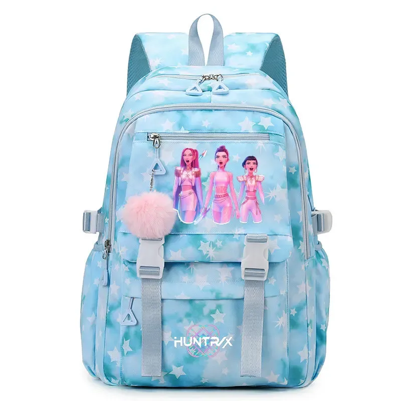 sac à dos kpop demon hunters pour étudiantes, lycéennes, collégiennes, polyvalent, adapté au quotidien et aux activités de plein air