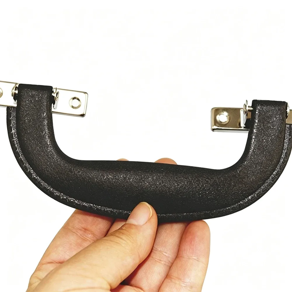 accessoires de bagages de style antique pour la décoration intérieure, poignées vintage en plastique imitation cuir pour valises