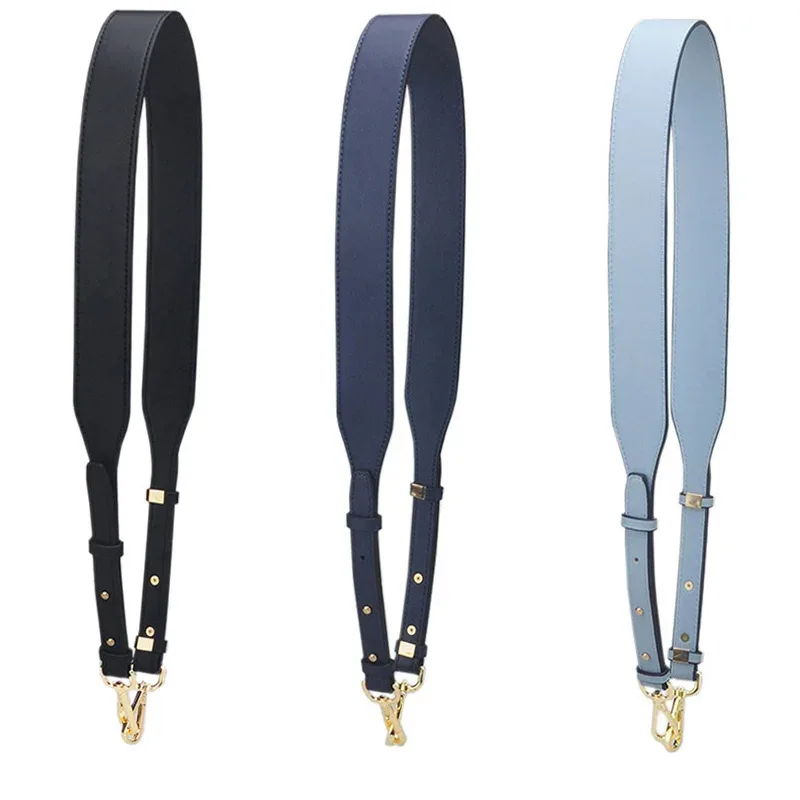 sac à bandoulière en cuir véritable de luxe réglable 109cm-117cm, sangle de sac à main, accessoires de remplacement