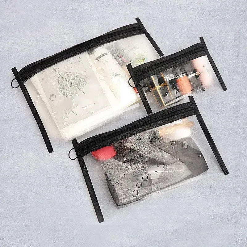 trousse de maquillage transparente en pvc pour femmes, trousses à cosmétiques, trousse de toilette, trousse de toilette, trousse à cosmétiques de voyage, trousse à monnaie pour enfants, trousse à poudres, trousse à cartes