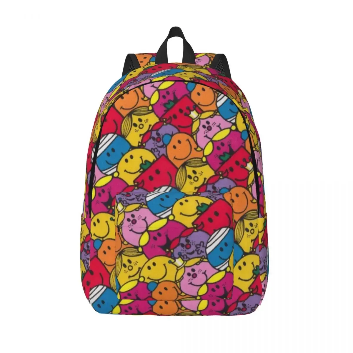 mr men littles cartoon miss sac à dos pour hommes femmes cool étudiant travail sac à dos collège toile sacs durables
