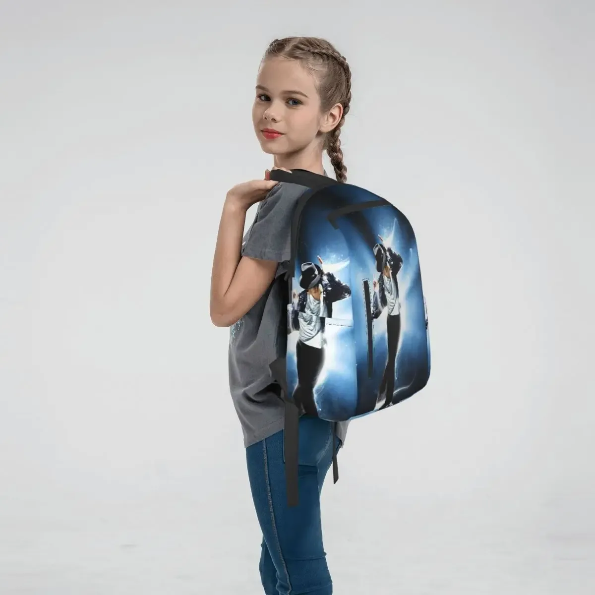 sac à dos michael jackson pour musiciens, chanteurs et danseurs, sac à livres pour étudiants, sac d'école pour enfants, sacs à bandoulière pour ordinateur, pour garçons et filles