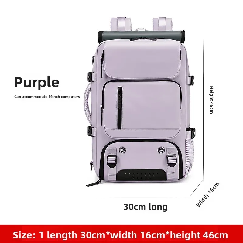 sac à dos de voyage de grande capacité, sac à bagages léger multifonctionnel pour femmes et hommes, sac à main et à bandoulière