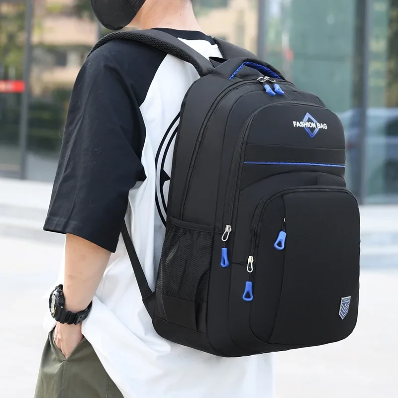 haute qualité homme sac à dos mode décontracté homme sacs grande capacité ordinateur sac imperméable tissu sacs d'école sac à main pour homme