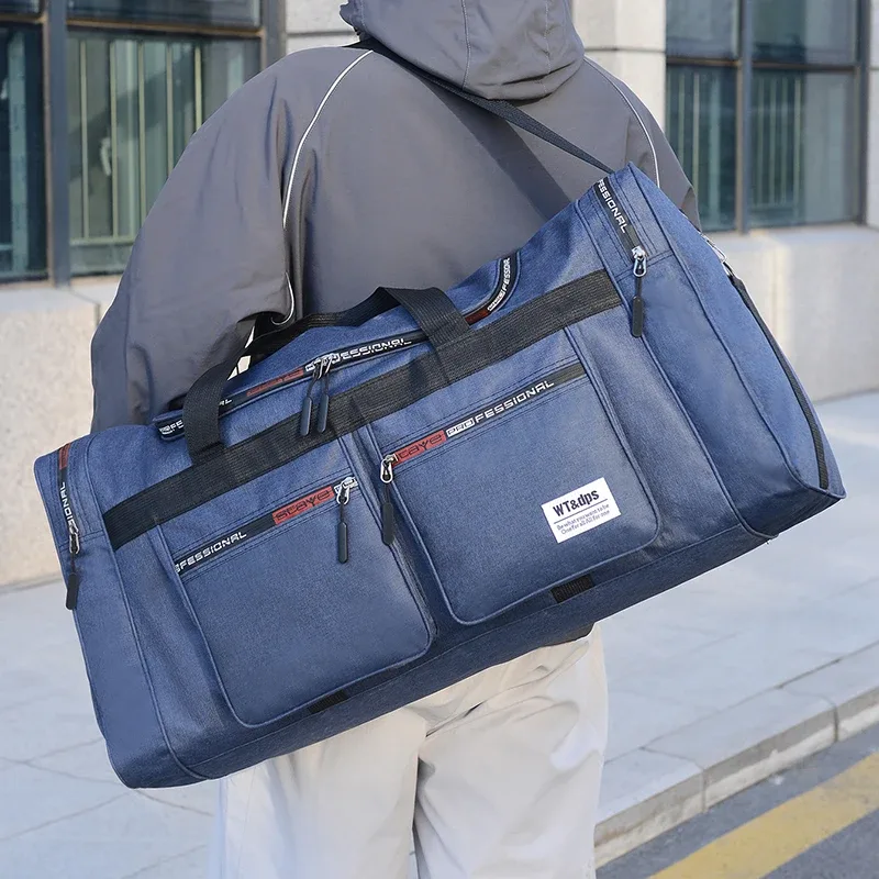 sac de rangement à bandoulière pour hommes, sac de voyage de très grande capacité