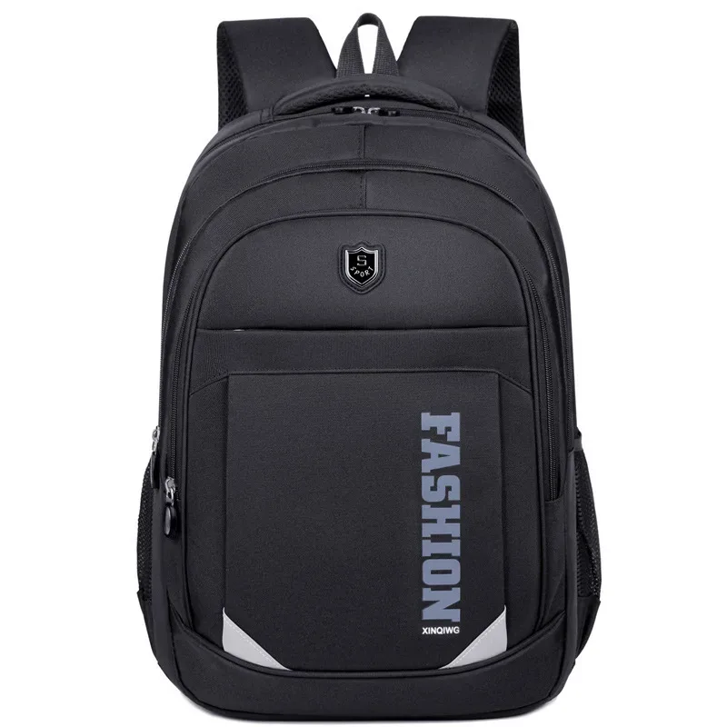 nouveau sac à dos décontracté de grande capacité pour hommes simple multifonctionnel voyage d'affaires pochette d'ordinateur pour l'université