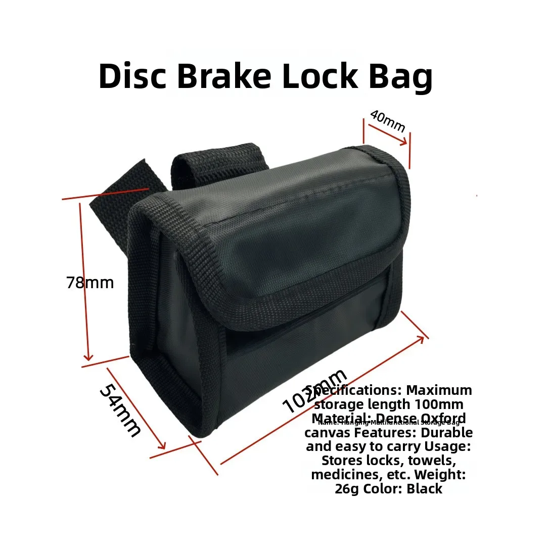 nouveau sac de rangement multifonctionnel pour frein à disque de vélo, en tissu oxford, robuste, anti-rayures, protection contre les chocs