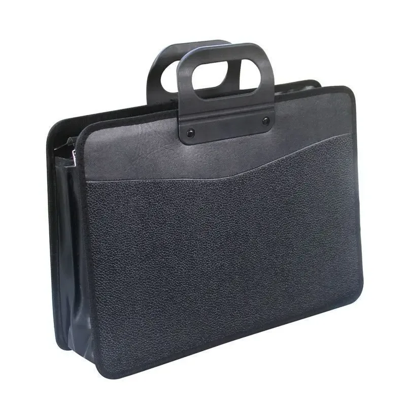 sac à documents portable a4 de grande capacité, sacs d'information pour documents de bureau, porte-documents à pois, sac d'affaires promotionnel