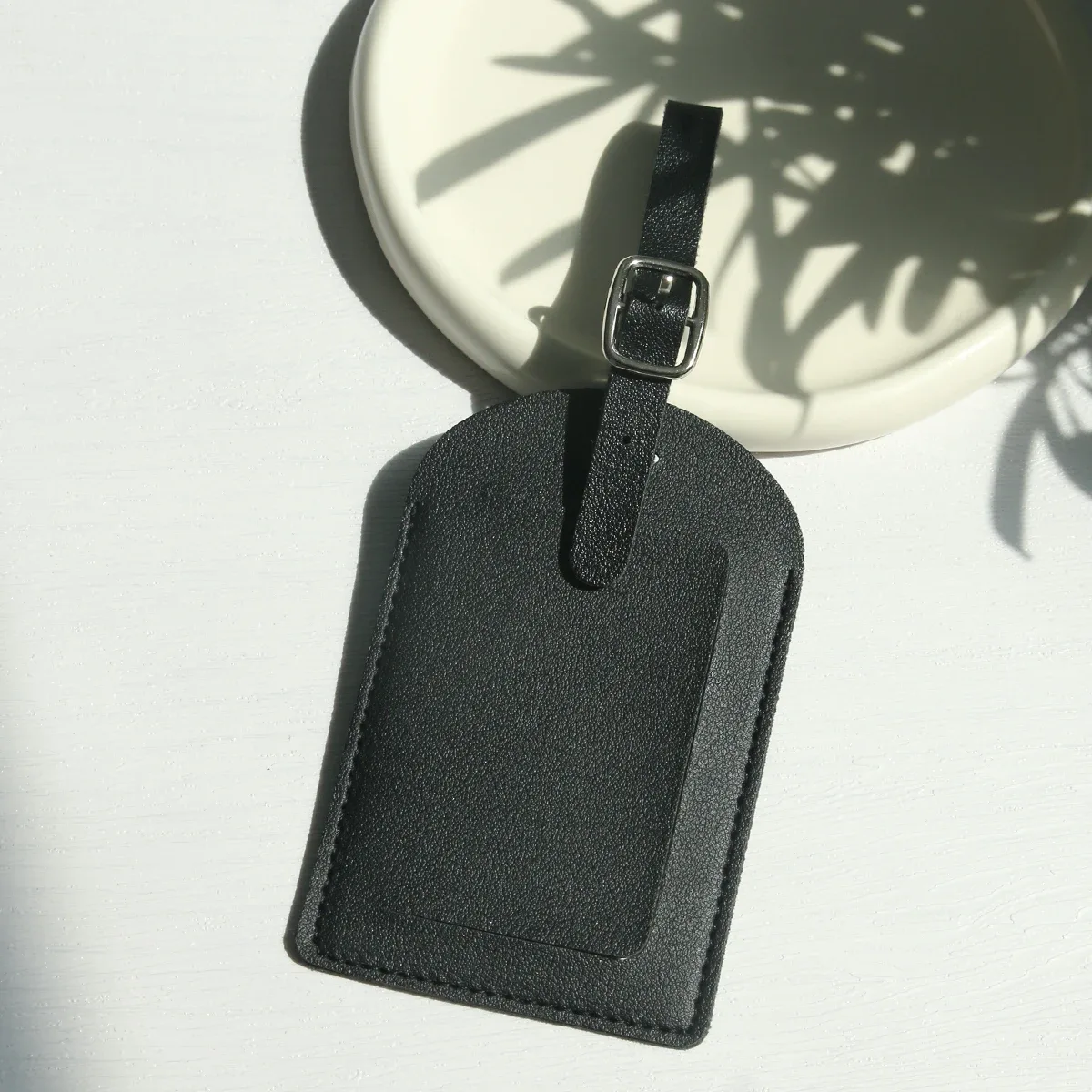 étiquettes de bagage en similicuir pour hommes et femmes, étiquettes de valise, étiquettes de sac fourre-tout, étiquettes d'identification avec couverture de confidentialité intégrale pour les voyages