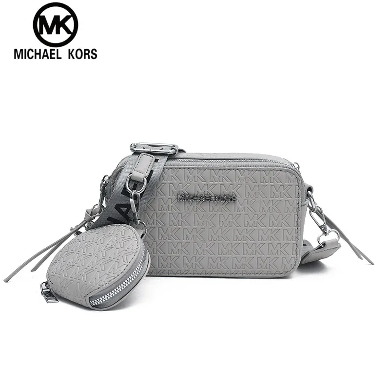 sac bandoulière décontracté et tendance michael kors 2026 pour femme, sac appareil photo avec logo mk, sac mère-enfant, sac de trajet