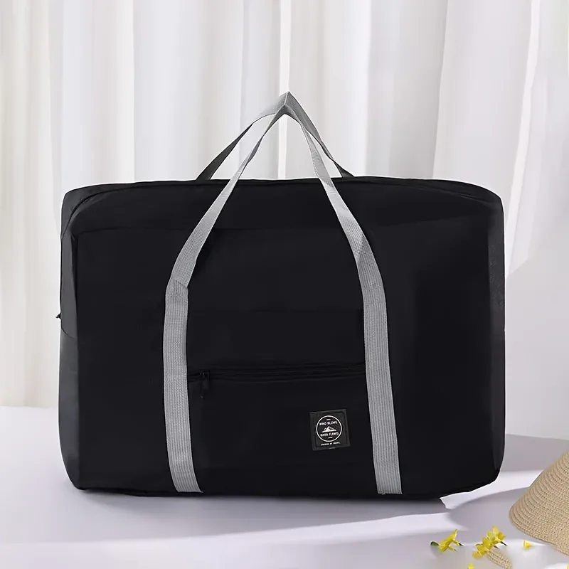 sac de rangement pliable 1 pièce, sac de voyage multifonctionnel grande capacité, sac d'avion, sac de déménagement, bagage à main