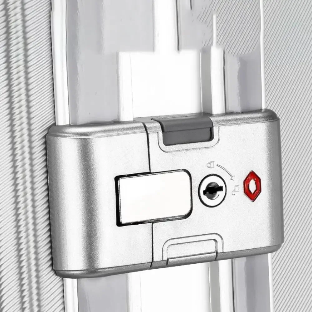serrure portable noire et argentée avec mot de passe pour bagages, valise antivol, outil de sécurité, loquet, cadenas de sécurité