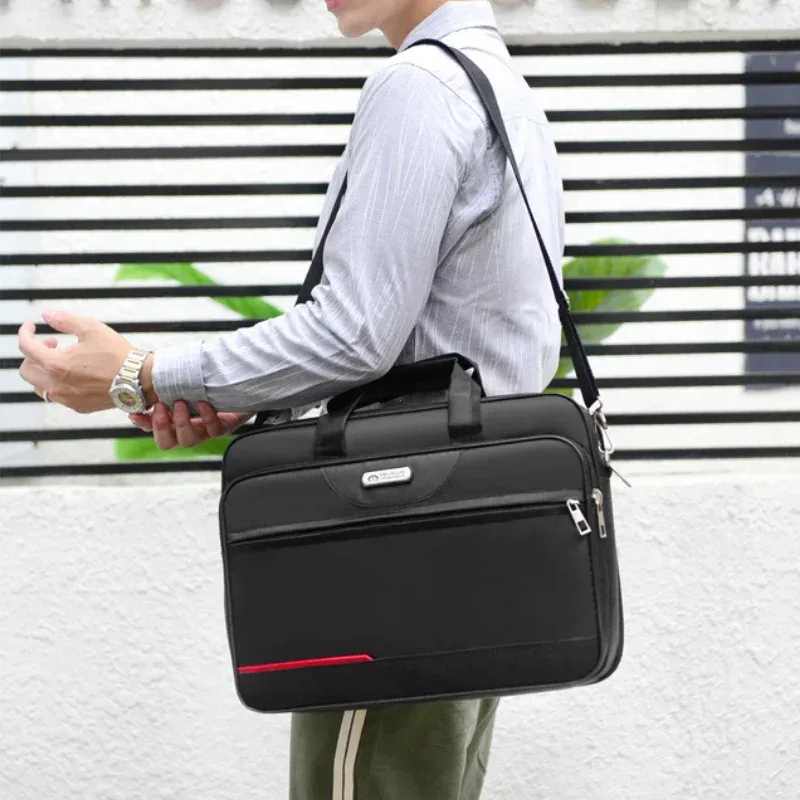 porte-documents de grande capacité, sacs de rangement d'informations pour documents d'affaires, protection pour ordinateur portable de voyage de week-end, organiser les accessoires de sac à main