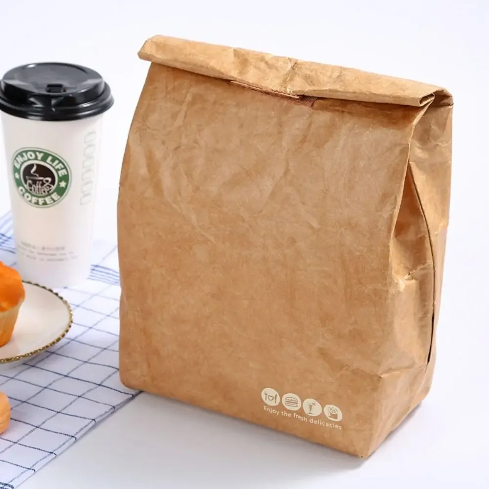 organisateur de petit déjeuner, glacière étanche, boîte à déjeuner, sac à déjeuner étanche, sacs à main alimentaires, sacs en papier kraft, fourre-tout en toile