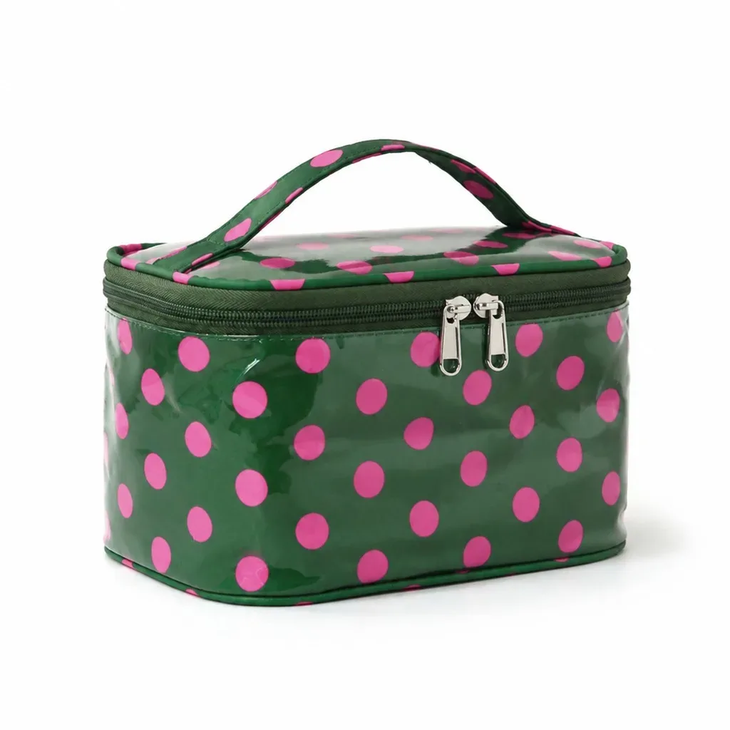 trousse de maquillage de grande capacité, imperméable, avec fermeture éclair, sac à cosmétiques résistant à l'usure, organisateur de beauté pour le rangement de petits objets pour femmes