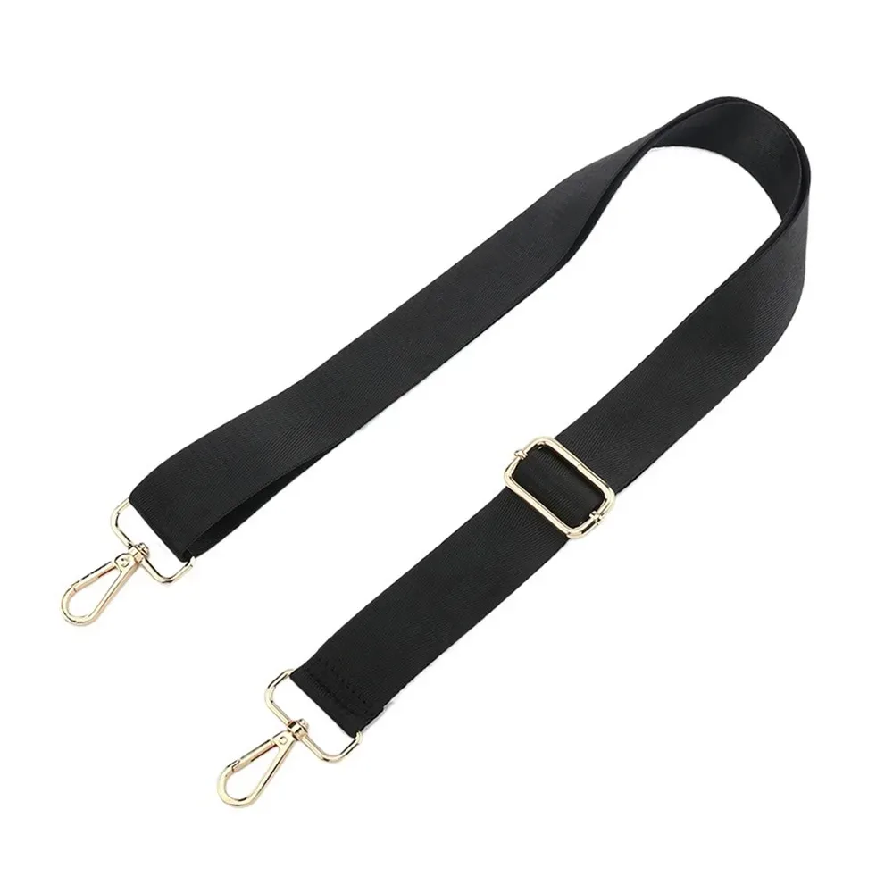 accessoires pour sacs, sangle de sac réglable, sangle de sac à bandoulière en nylon noir, ceinture de sac, pièces et accessoires pour sacs bandoulière