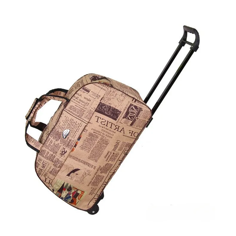 sac de voyage à roulettes pour hommes et femmes, valise à roulettes, étanche, affaires, bagages à roulettes, mode