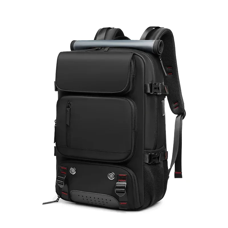 sac à dos de voyage pour femme, sac à dos imperméable pour ordinateur portable de 16 pouces avec sac à chaussures, port de chargement usb caché, sac à dos pour randonnée et camping