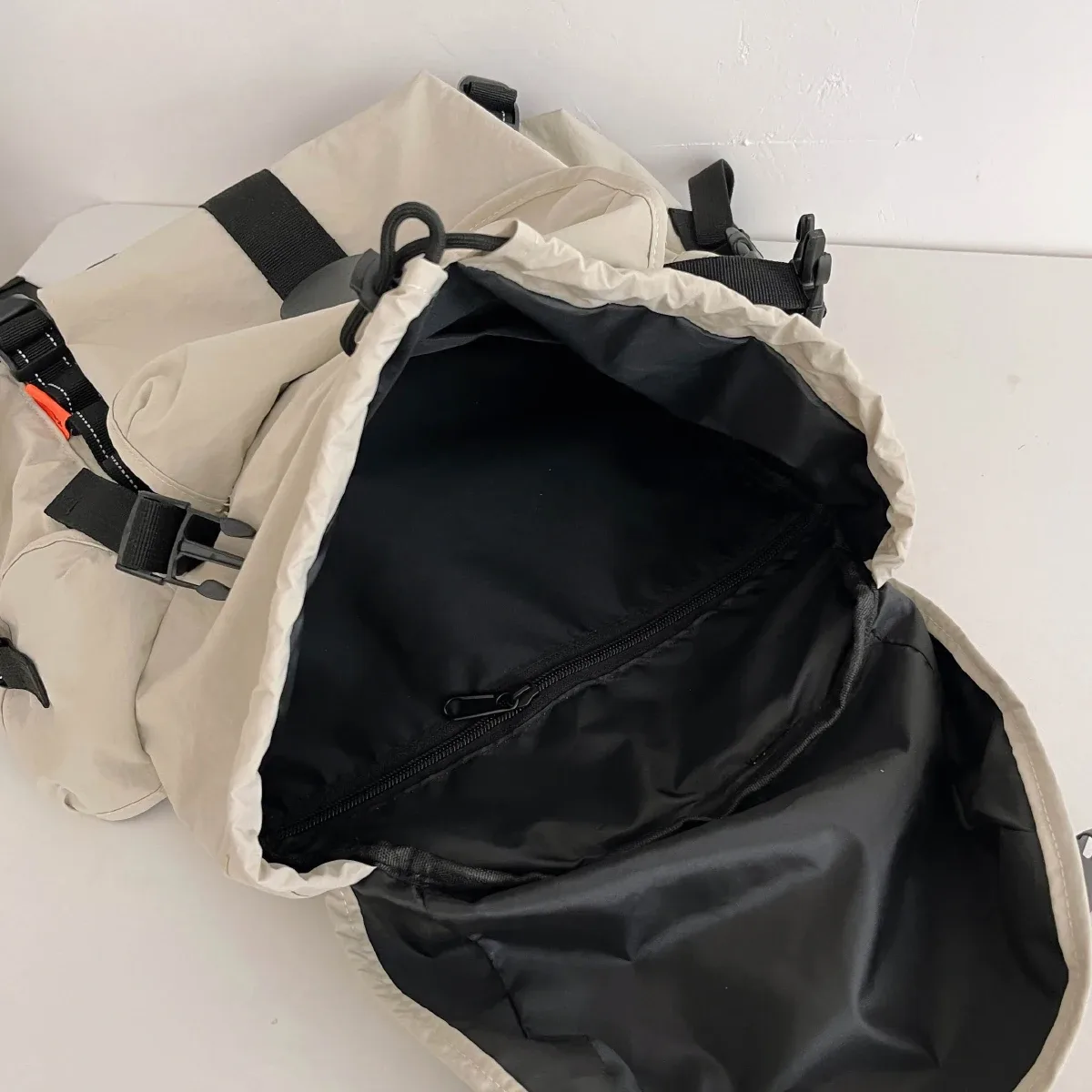 sac à dos léger à cordon extérieur de style japonais pour filles, sac à dos de voyage décontracté, sac d'école de sport pour hommes, grande capacité, cyclisme, voyage d'affaires, sens haut de gamme