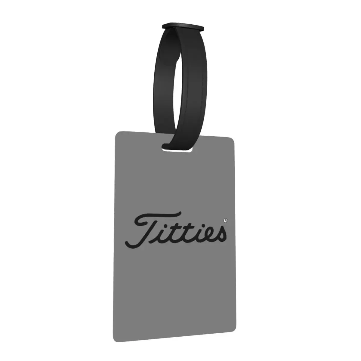 t-titties étiquettes de bagage motif balle de golf, accessoires de valise, porte-étiquette d'identification pour bagages de voyage, nom et adresse