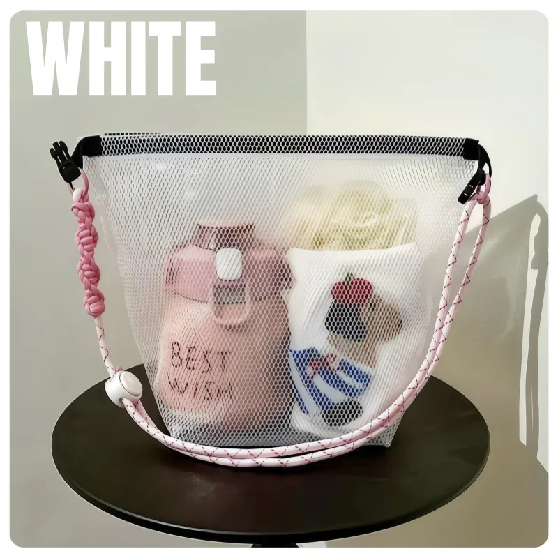 sac de voyage unisexe d'été nouveau pour l'extérieur, grande capacité, pratique, transparent, en plastique, étanche, portable, à bandoulière, pour la plage