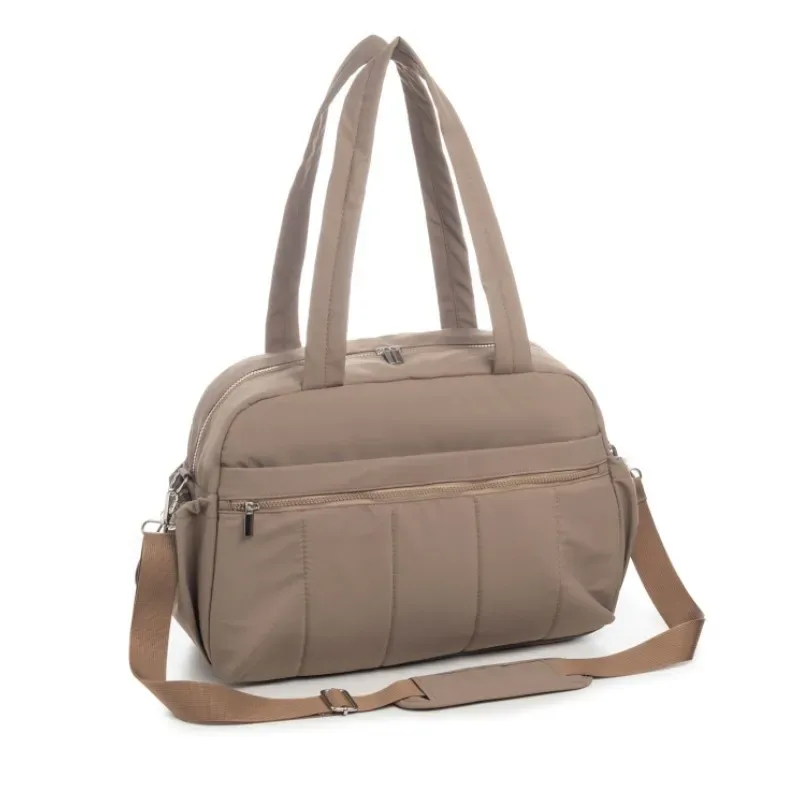 sacs polochons de voyage pour femmes, sac de sport de grande capacité avec poche humide, sac à main de week-end étanche, sacs de toilette, nouvelle collection 2025