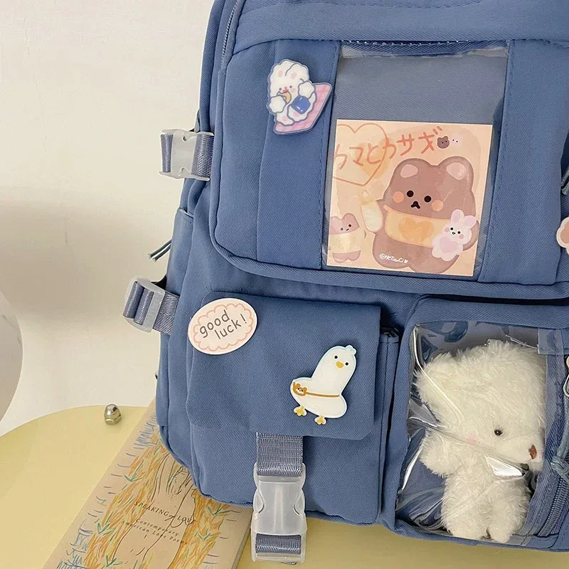 sacs à dos populaires pour filles, couleur rose violet, pour lycéennes, sans aucune version accessoire