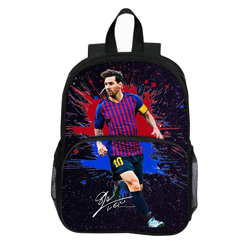 sac à dos m-messi avec poche avant pour étudiants et enfants, sac d'école pour star du football, sac de sport, sac de voyage de grande capacité