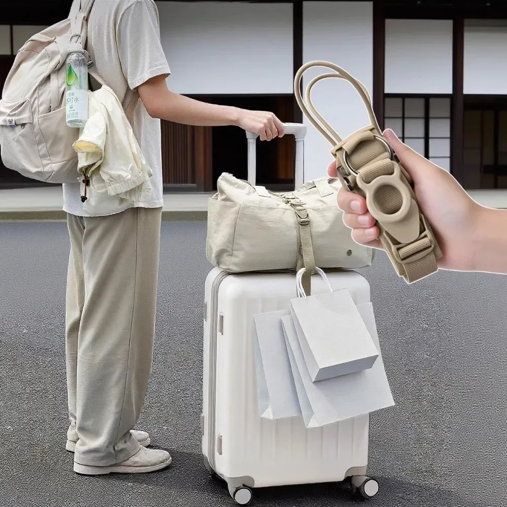 sangle de bagage réglable avec crochet, ceinture élastique universelle pour valise, sangle de fixation pour bagages de voyage, ceinture d'emballage pour sac à dos