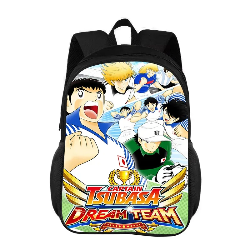 sac à dos captain tsubasa, durable, à la mode, avec fermeture éclair, grande capacité, meilleur cadeau d'anniversaire pour garçon et fille