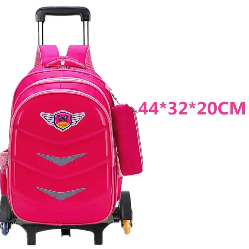 sac d'école en pu avec roulettes pour garçons sac à dos de chariot d'école pour filles sac à dos à roulettes étanche pour sacs d'école sacs de chariot