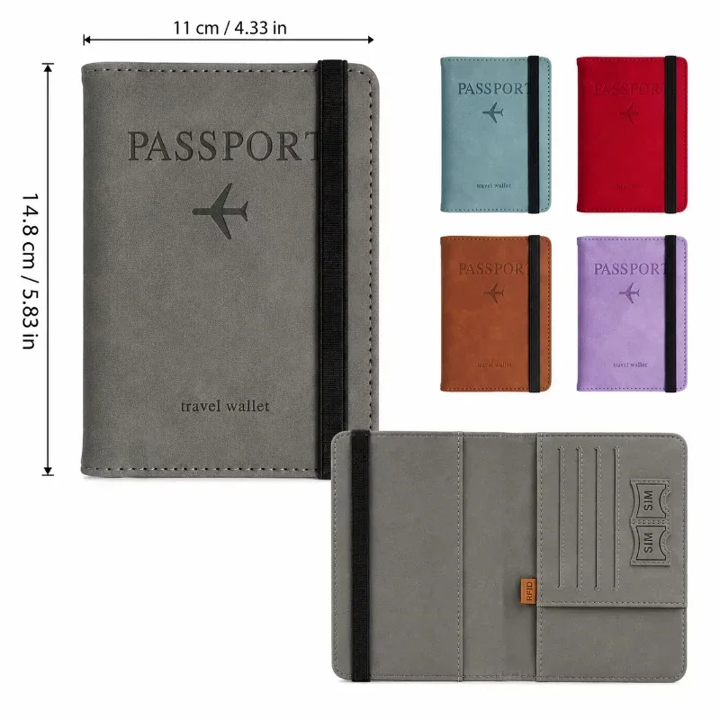 porte-passeport pour les essentiels de voyage, étui de protection pour passeport, accessoires de voyage, porte-passeport pour femmes/hommes