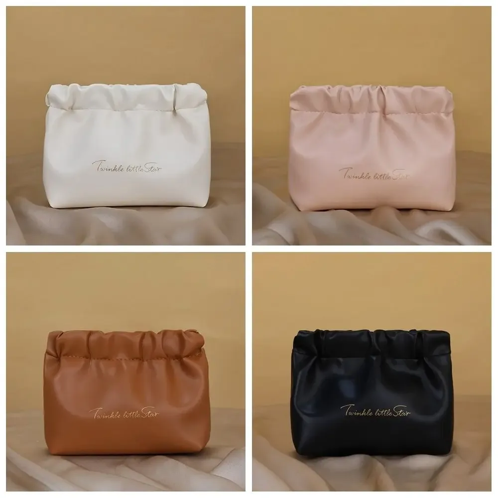 mini sac cosmétique en cuir pu, sac de rangement, accessoires de voyage, sac de rangement pour rouge à lèvres, sac de rangement pour bijoux, sac de maquillage, porte-monnaie pour femmes