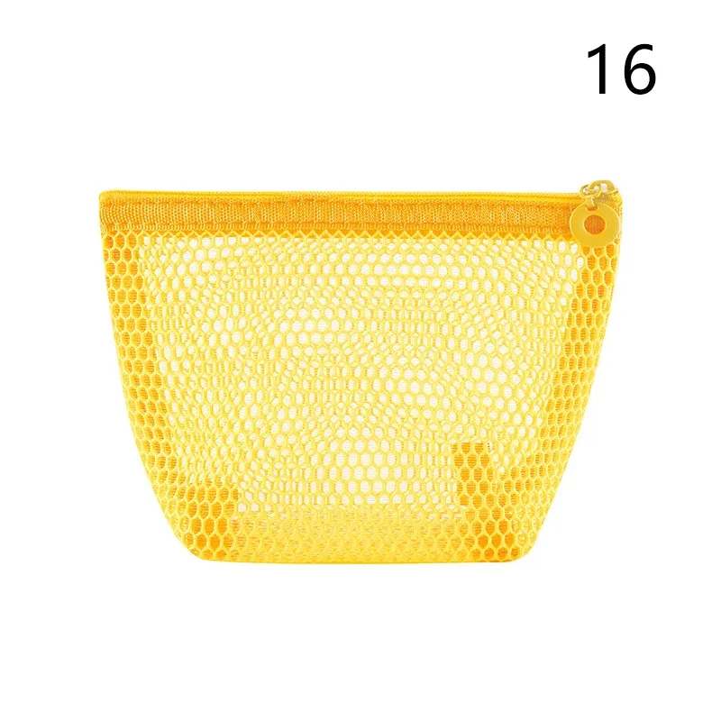 pochette de rangement en maille de nylon avec cordon de serrage, 1 pièce, pochette de voyage et d'activités de plein air polyvalente pour produits numériques, trousse de maquillage