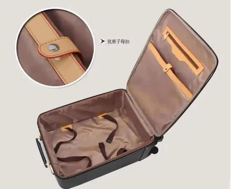24 pouces spinner valise voyage bagages roulants valise en cuir affaires spinner voyage roulant bagages sac chariot sacs roues