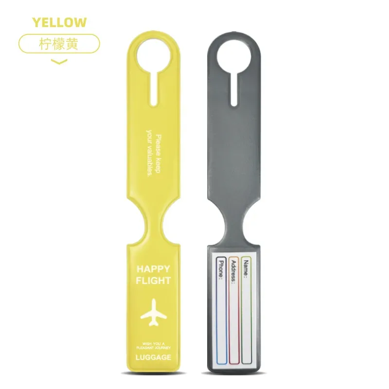 étiquettes de bagage de voyage, housses de protection pour étiquettes d'identification de valise, porte-étiquettes de bagage, étiquettes d'embarquement, étiquettes portables, accessoires de voyage tendance