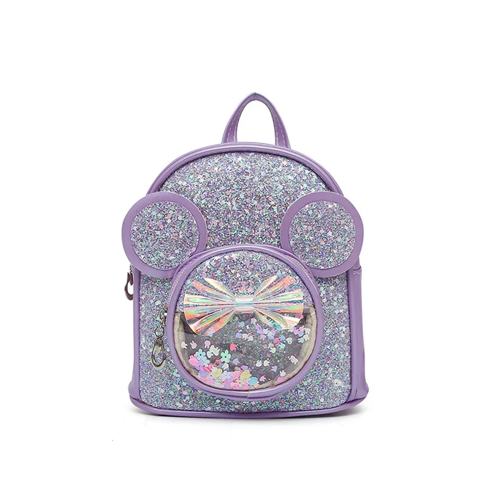 sac à dos personnalisé pour enfants, sac à dos brillant pour enfants, sac de collation de maternelle, nom personnalisé, dessin animé princesse pour filles, nouvelle mode
