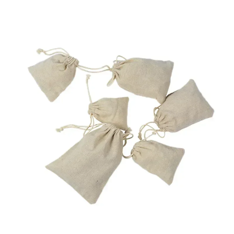 etya sac à cordon en coton fait à la main hommes femmes organisateur d'emballage de voyage sac à provisions réutilisable fourre-tout femme pochette de rangement de bagages
