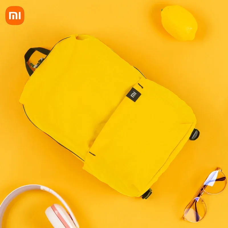 petit sac à dos coloré xiaomi, sac à bandoulière pour hommes et femmes, sac de sport portable ultra-léger et imperméable pour étudiants