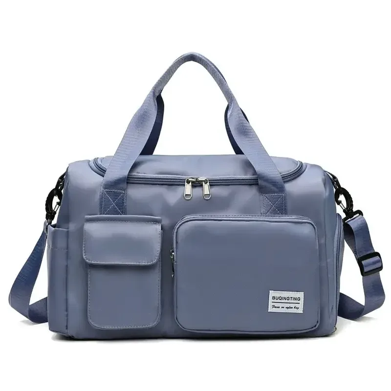 sac de voyage de grande capacité pour week-end, sacs de sport avec compartiment à chaussures, sacs de sport et de fitness pour femmes, sac à bandoulière