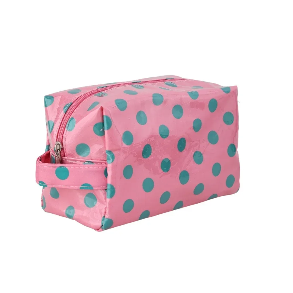 brlponve trousse de maquillage élégante et imperméable, pochette cosmétique compacte et durable, idéale pour les voyages, tendance et pratique avec doublure oxford