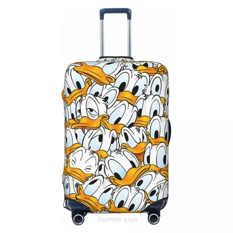 protecteur de bagages extensible et lavable, motif canard, pour valises de 18 à 32 pouces, durable, anti-rayures, anti-poussière, pour les voyages en avion et en voiture