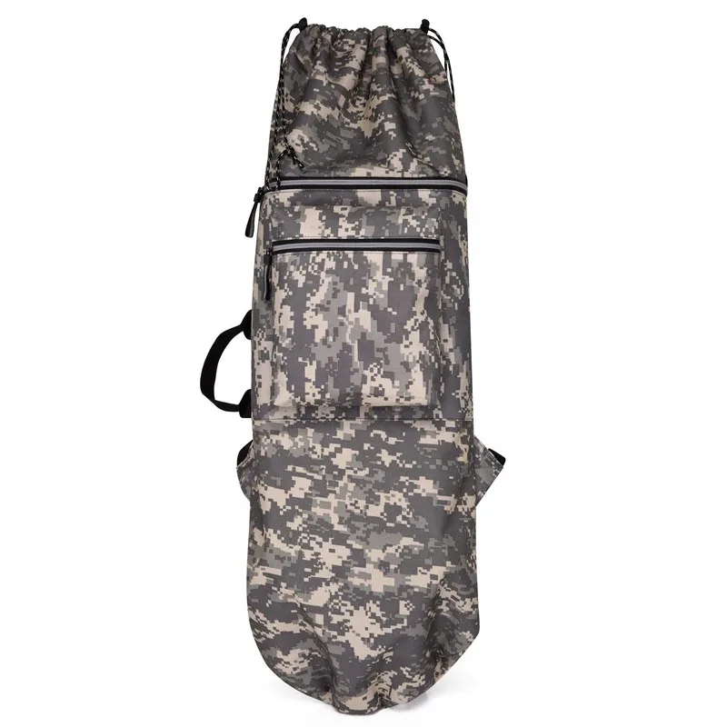 sac de skateboard personnalisé avec logo imprimé, sac à double espion de souhait, léger et étanche, sac à dos pour planche de surf terrestre, nom de bricolage