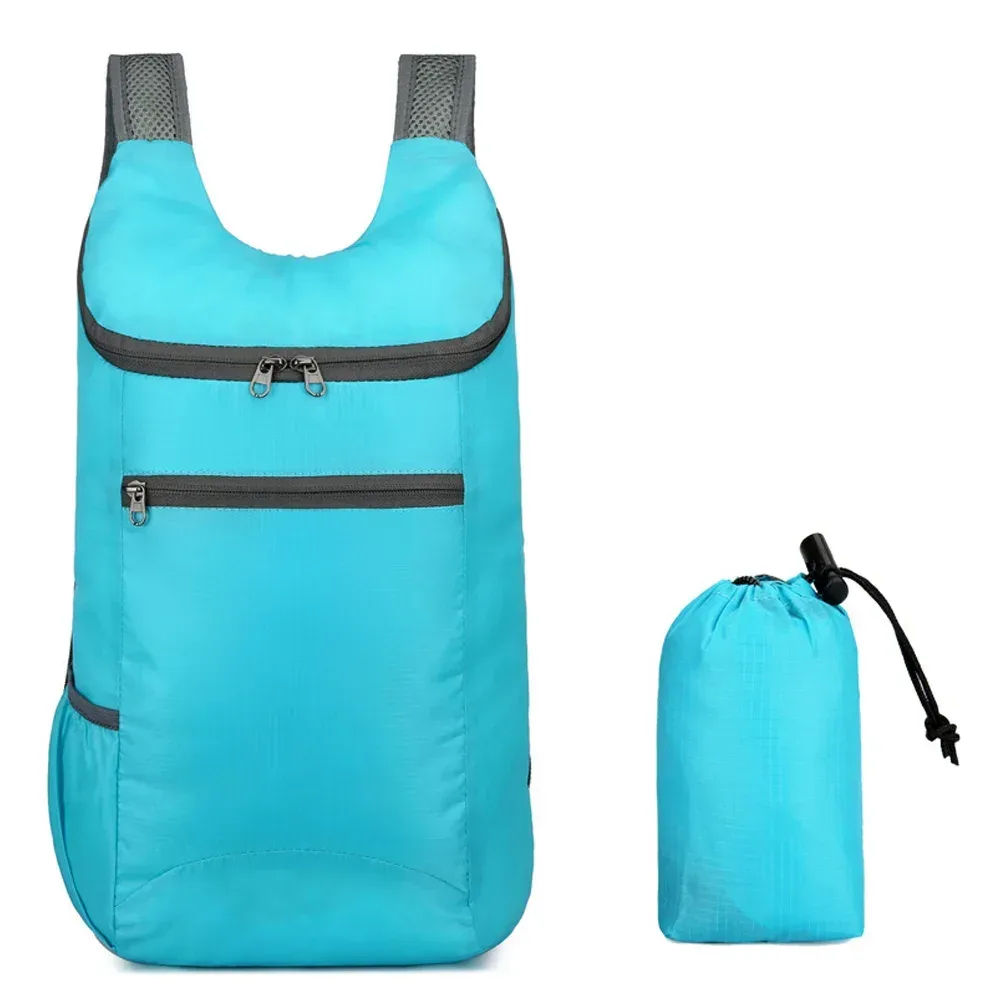 sac à dos de voyage pliable pour hommes et femmes, sacs à dos de plein air, sac de peau de rangement, sacs de sport pour femmes, imperméable, léger, sac à dos de randonnée, nouveau