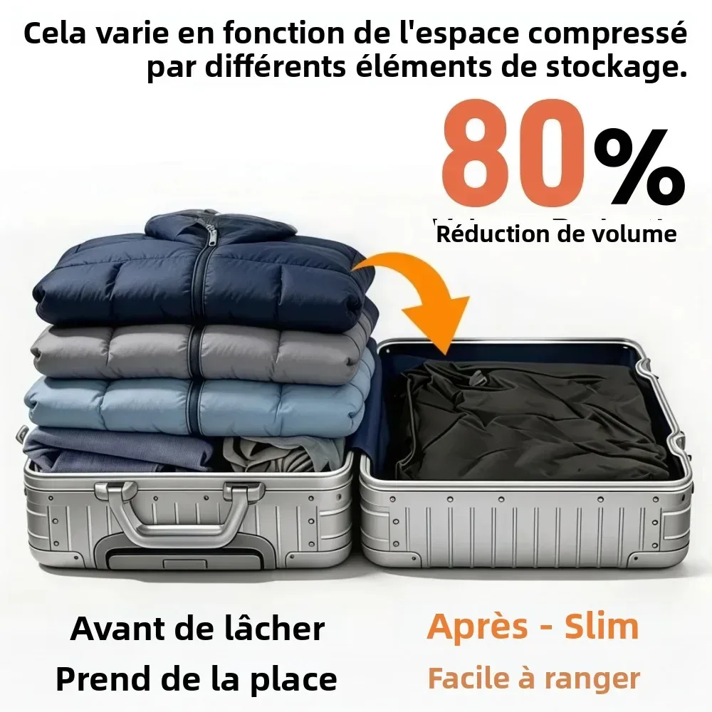 sacs de compression de voyage, sacs de rangement sous vide imperméables pour vêtements et valises, sacs gain de place pour les essentiels de voyage et de déménagement,voyage & avion accessoire,vacances indispensable