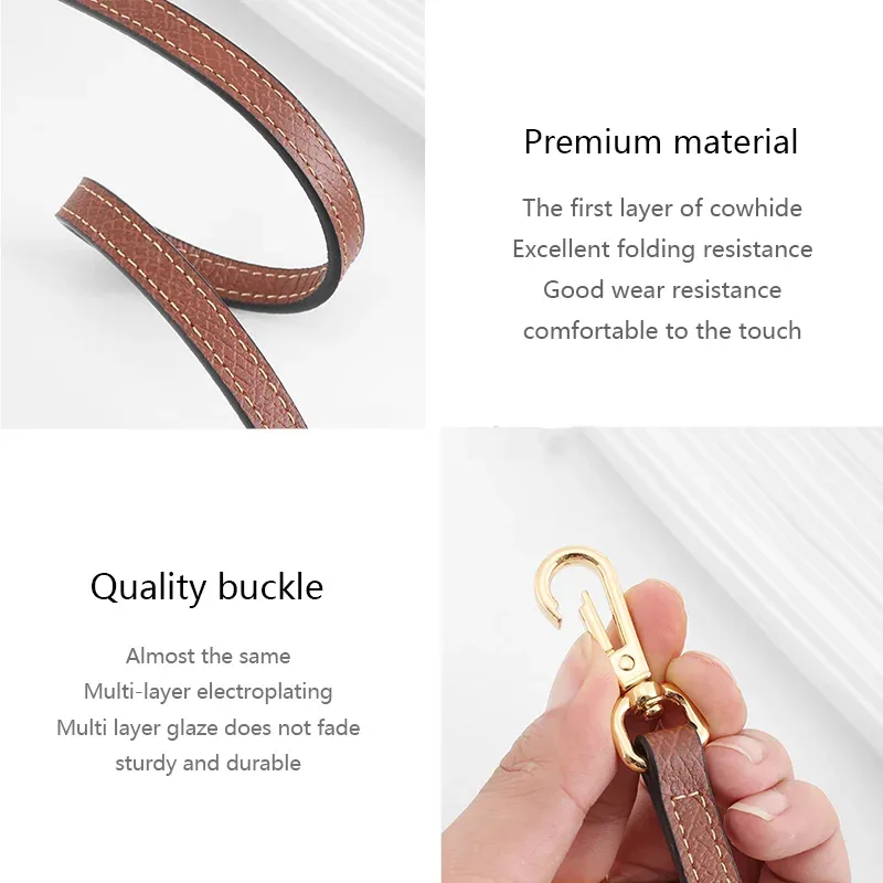 bandoulière pour longchamp mini pochette sac à main sac en bandoulière sac à bandoulière ceinture sans poinçonnage modification sac accessoires