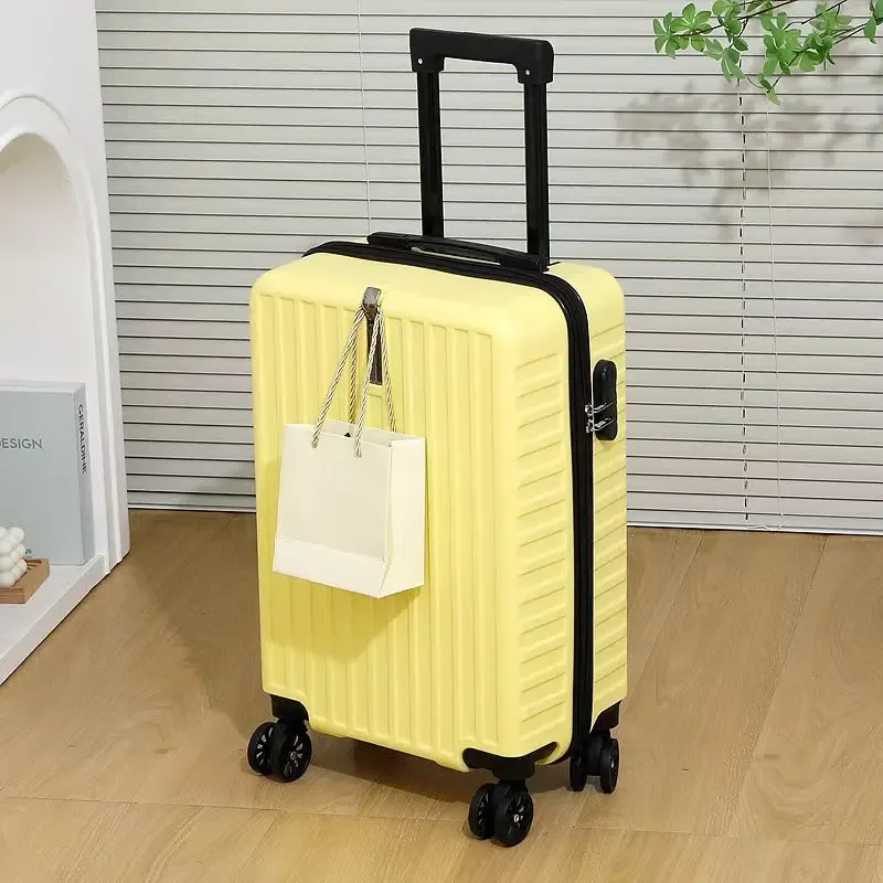 nouveau bagage de 20 pouces, valise à roulettes, valise de voyage, boîte de rangement à coque rigide, fermetur