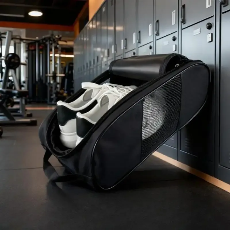sac à chaussures imperméable en maille respirante, sac de rangement anti-poussière pour le basketball, le football, les sports de plein air, la salle de sport, les voyages