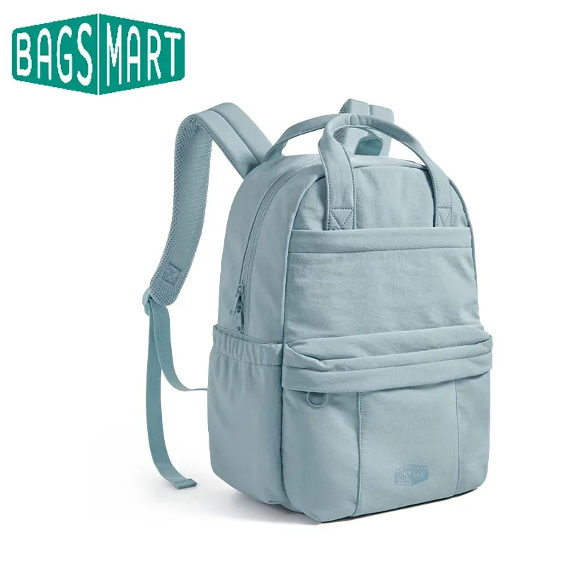sac à dos bagsmart pour femmes, grande capacité, sac de voyage pour ordinateur portable, sac de transport extérieur, sac à dos léger pour l'école pour filles
